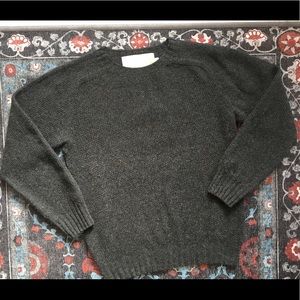 Bosie Luna charcoal wool sweater